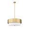 Z-Lite Counterpoint Chandelier, 5-Light, 24 In.W x 10.5 In.H, Modern Gold/White 495P24-MGLD - alternate 3